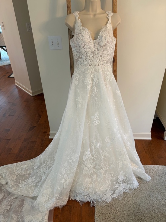 Maggie Sottero Dresses & Skirts - Maggie Sottero Ivory Lace A-Line Wedding Dress